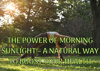 The Power of Morning Sunlight – A Natural Way to Boost Your Health
