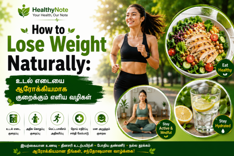 How to Lose Weight Naturally உடல் எடையை ஆரோக்கியமாக குறைக்கும் எளிய வழிகள்